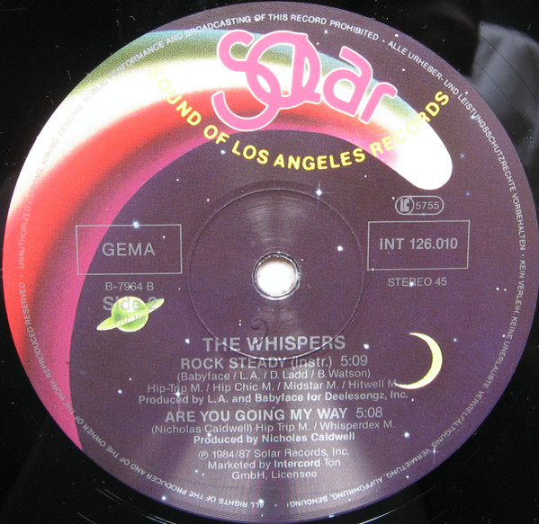 The Whispers - Rock Steady | Solar (INT 126.010) - 4