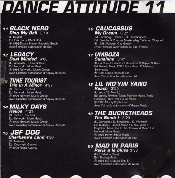 Various - Dance Attitude 11 | PolyGram - Kiosks (6496) - 3