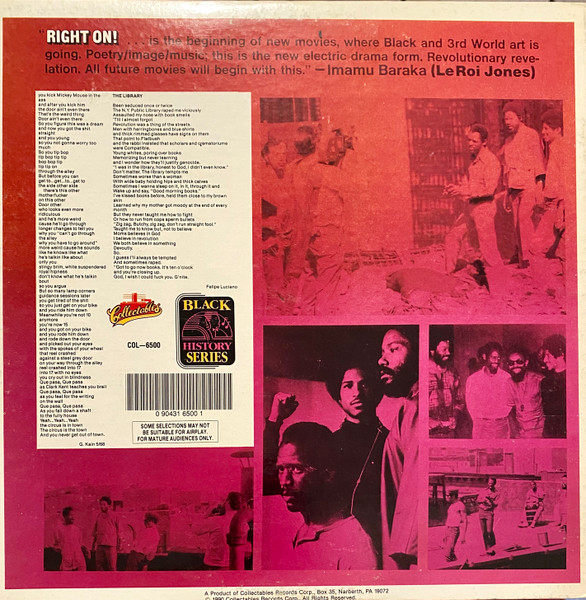 The Last Poets - Right On! | Collectables (COL-6500) - 4 The Last Poets - Right On! | Collectables (COL-6500) - 4