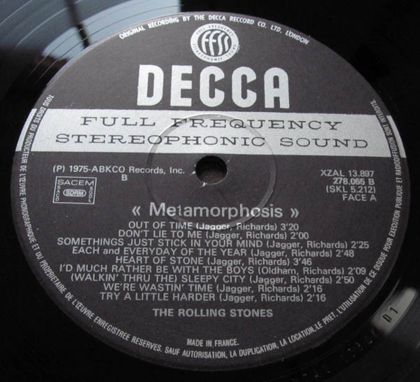 The Rolling Stones - Metamorphosis | Decca (278.065) - 3 The Rolling Stones - Metamorphosis | Decca (278.065) - 3