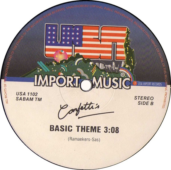 Confetti's - Megamix | USA Import Music (USA 1102) - 3