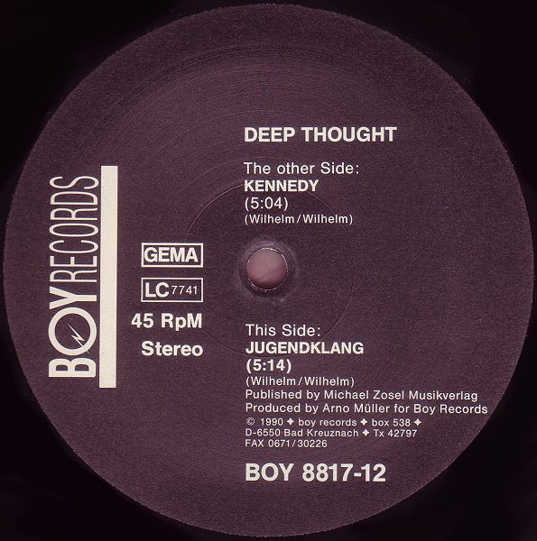 Deep Thought - Kennedy | BOY Records (BOY 8817-12) - 3