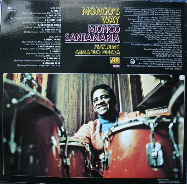 Mongo Santamaria - Mongo's Way | Atlantic (40.210) - 2 Mongo Santamaria - Mongo's Way | Atlantic (40.210) - 2