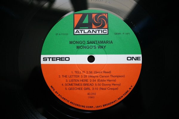 Mongo Santamaria - Mongo's Way | Atlantic (40.210) - 3 Mongo Santamaria - Mongo's Way | Atlantic (40.210) - 3