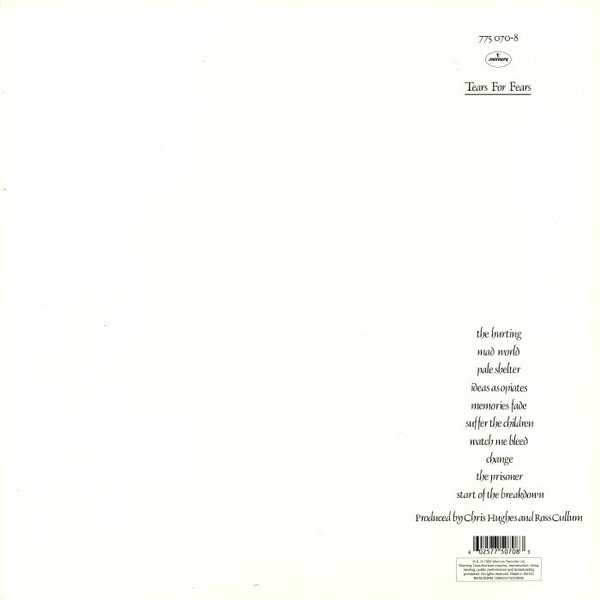 Tears For Fears - The Hurting | Mercury (775 070-8) - 2