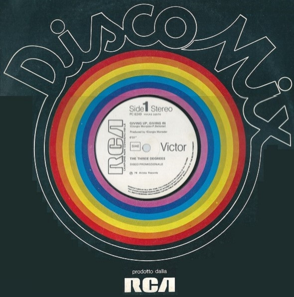 The Three Degrees - Giving Up, Giving In | RCA Victor (PC 6249)