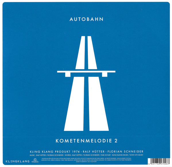 Kraftwerk - Autobahn 7" SINGLE | Kling Klang (5021732470287) - 2