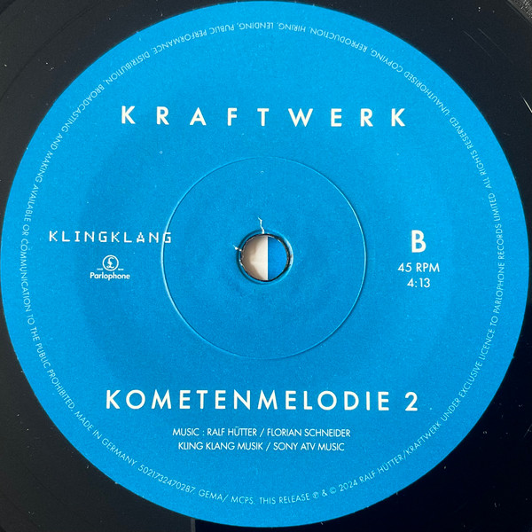Kraftwerk - Autobahn 7" SINGLE | Kling Klang (5021732470287) - 4