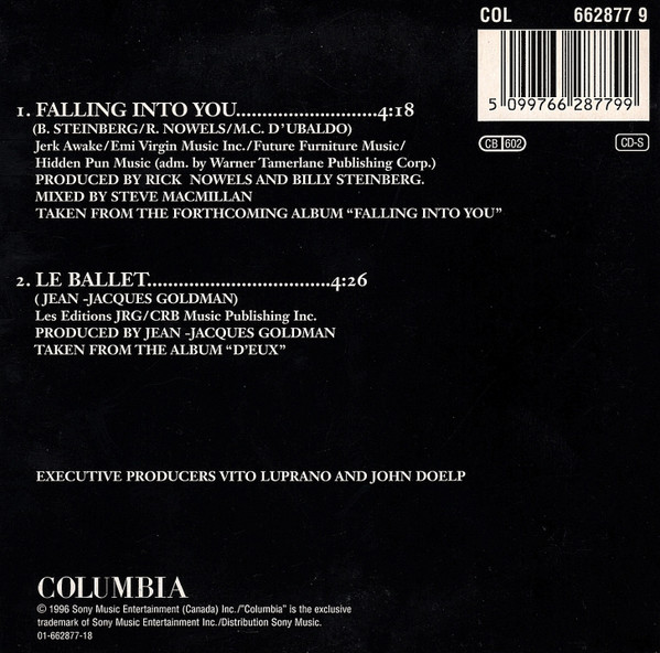 Céline Dion - Falling Into You | Columbia (COL 662877 9) - 2