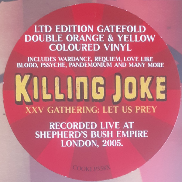 Killing Joke - XXV Gathering : Let Us Prey | Cooking Vinyl (COOKLP358X) - 3