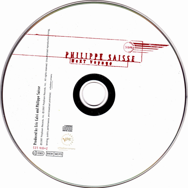 Philippe Saisse - NeXT Voyage | Verve Forecast (537 416-2) - 2