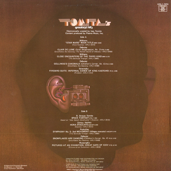 Tomita - Tomita's Greatest Hits | RCA Red Seal (KRL 1-7074) - 2 Tomita - Tomita's Greatest Hits | RCA Red Seal (KRL 1-7074) - 2