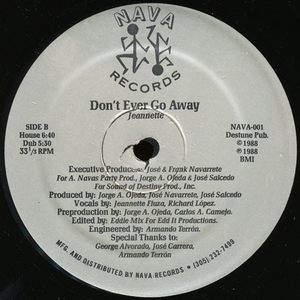Jeannette - Don't Ever Go Away | Nava Records (NAVA-001) - 2