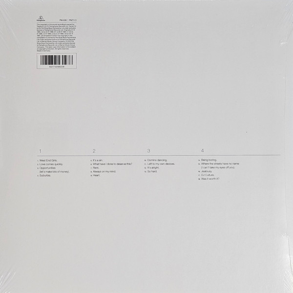 Pet Shop Boys - Discography (The Complete Singles Collection 1985-1991) | Parlophone (PMTV 3) - 2 Pet Shop Boys - Discography (The Complete Singles Collection 1985-1991) | Parlophone (PMTV 3) - 2