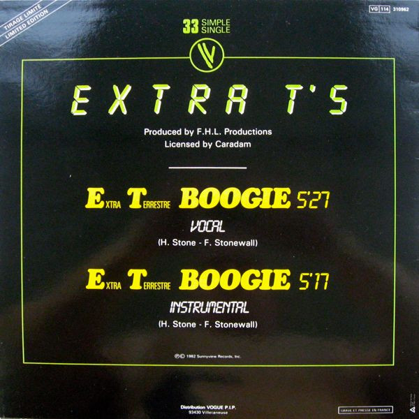 Extra T's - Extra Terrestre Boogie | Sunnyview (310962) - 2