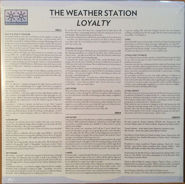 The Weather Station - Loyalty | Paradise Of Bachelors (PoB-19) - 2 The Weather Station - Loyalty | Paradise Of Bachelors (PoB-19) - 2