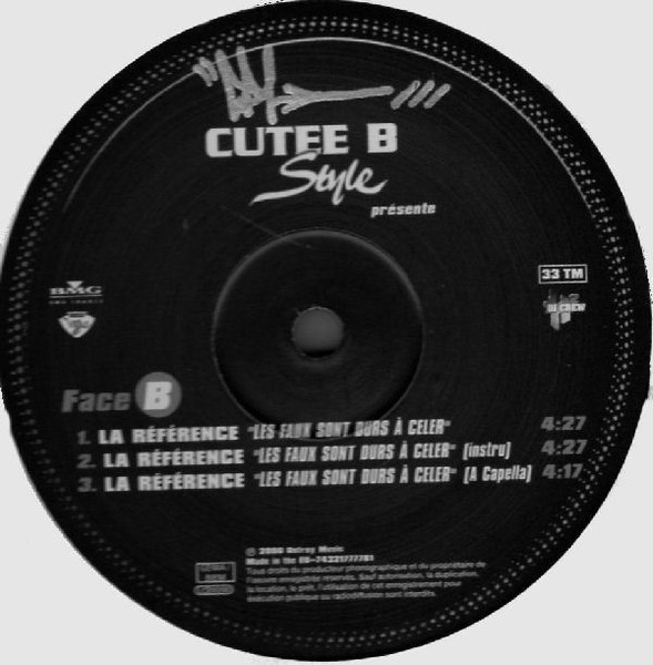 Cutee B Présente Busta Flex & Sully Sefil / La Reference - S&f / Les Faux Sont Durs A Celer | BMG France (74321777781) - 4 Cutee B Présente Busta Flex & Sully Sefil / La Reference - S&f / Les Faux Sont Durs A Celer | BMG France (74321777781) - 4