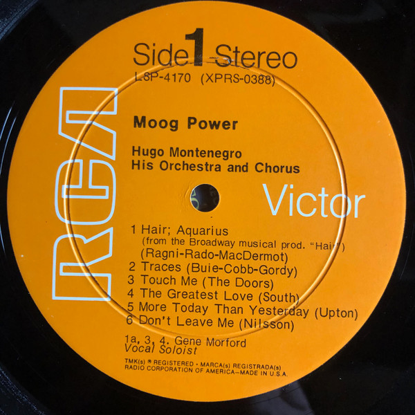 Hugo Montenegro - Moog Power | RCA Victor (LSP-4170) - 3 Hugo Montenegro - Moog Power | RCA Victor (LSP-4170) - 3