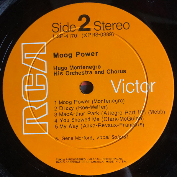 Hugo Montenegro - Moog Power | RCA Victor (LSP-4170) - 4 Hugo Montenegro - Moog Power | RCA Victor (LSP-4170) - 4