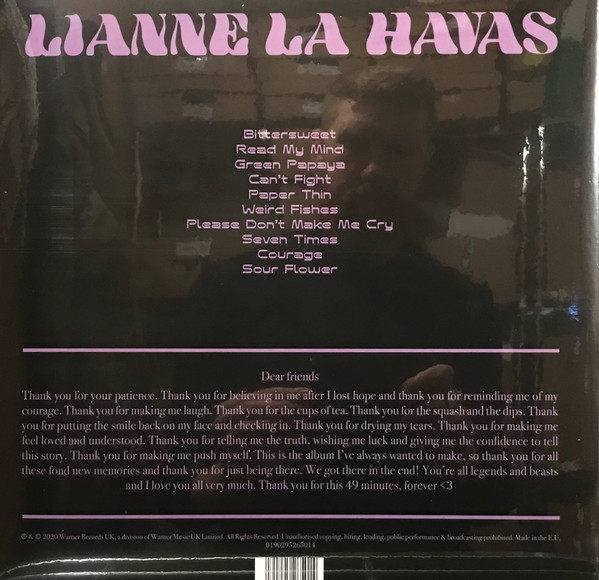 Lianne La Havas - Lianne La Havas | Warner Records (0190295265014) - 4