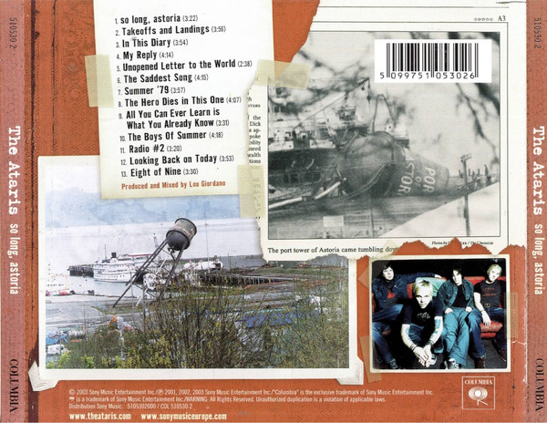 The Ataris - So Long, Astoria | Columbia (510530 2) - 3