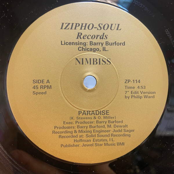 Nimbiss - Paradise / You And I | Izipho Soul (ZP-114) - main