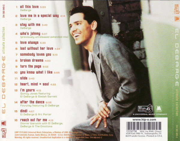 El DeBarge - Ultimate Collection | Hip-O Records (314 583 845-2) - 2