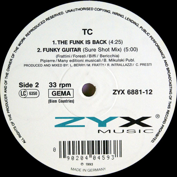 TC 1992 - Funky Guitar | ZYX Music (ZYX 6881-12) - 2 TC 1992 - Funky Guitar | ZYX Music (ZYX 6881-12) - 2