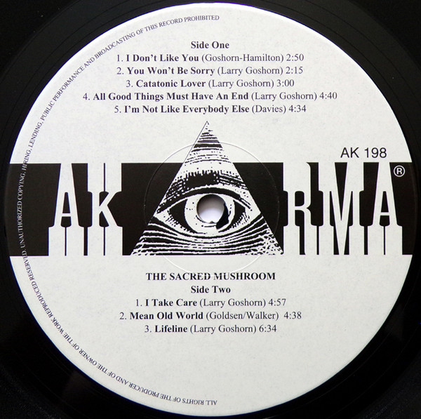 The Sacred Mushroom - The Sacred Mushroom | Akarma (AK 198) - 3 The Sacred Mushroom - The Sacred Mushroom | Akarma (AK 198) - 3
