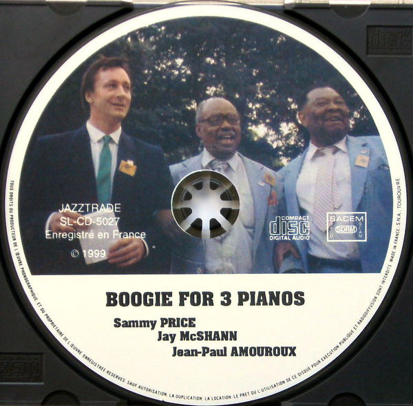 Sammy Price , Jay McShann , Jean-Paul Amouroux - Boogie For 3 Pianos | Jazztrade (SL-CD-5027) - 3 Sammy Price , Jay McShann , Jean-Paul Amouroux - Boogie For 3 Pianos | Jazztrade (SL-CD-5027) - 3