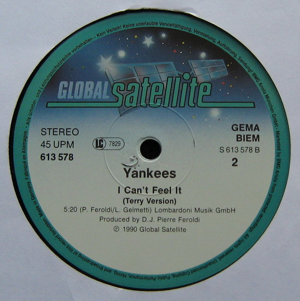 Yankees - I Can't Feel It | Global Satellite (613 578) - 4