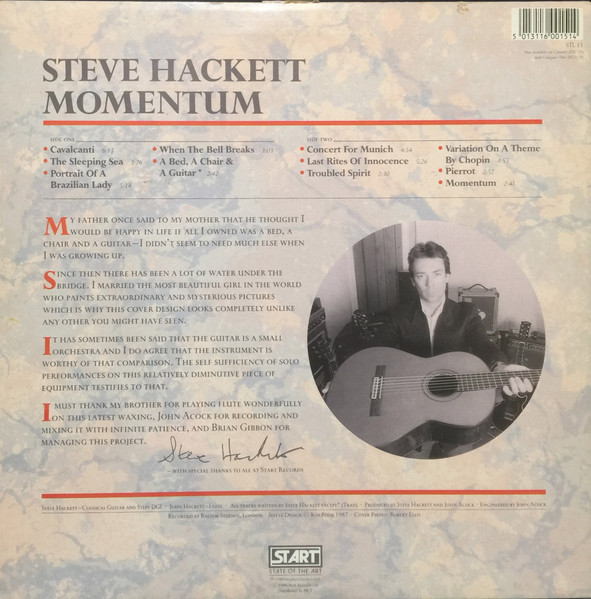Steve Hackett - Momentum | Start (STL 15) - 2 Steve Hackett - Momentum | Start (STL 15) - 2