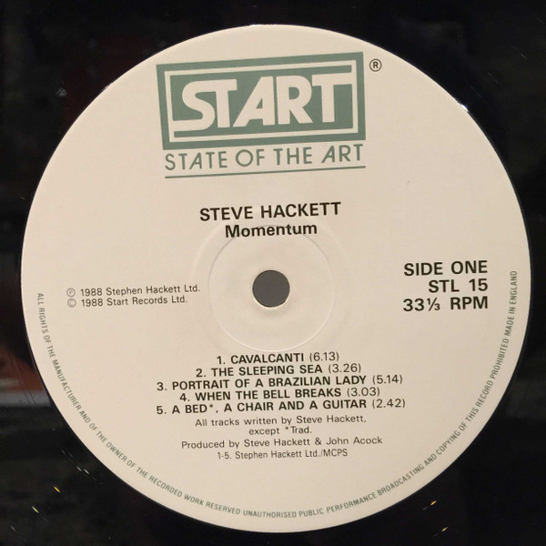 Steve Hackett - Momentum | Start (STL 15) - 3 Steve Hackett - Momentum | Start (STL 15) - 3