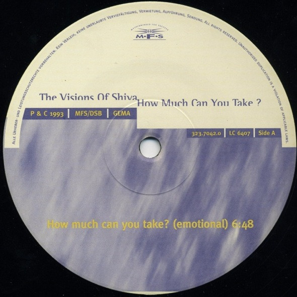 The Visions Of Shiva - How Much Can You Take? | MFS (MFS 7042-0) - 2 The Visions Of Shiva - How Much Can You Take? | MFS (MFS 7042-0) - 2