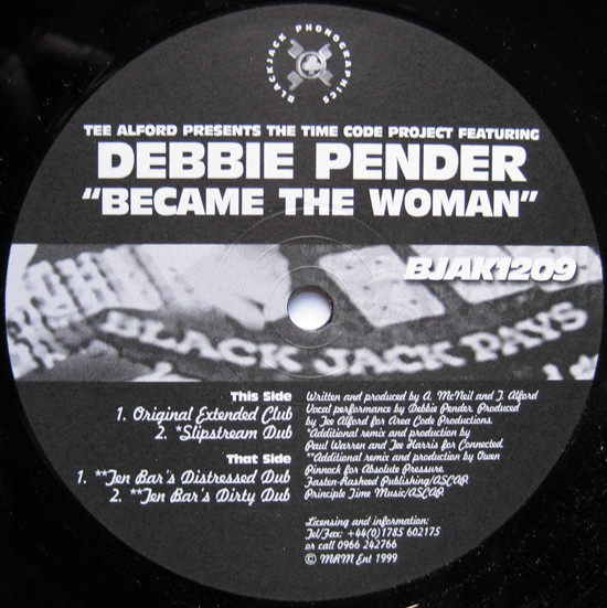 Debbie Pender - Became The Woman | Blackjack Phonographics (BJAK 1209) - main Debbie Pender - Became The Woman | Blackjack Phonographics (BJAK 1209) - main