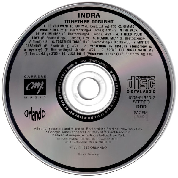 Indra - Together Tonight | Orlando (4509 91520 -2) - 3 Indra - Together Tonight | Orlando (4509 91520 -2) - 3