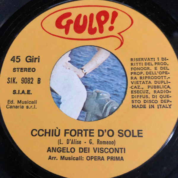 Angelo Dei Visconti - Amalia / Cchiù Forte D'O Sole | Gulp! (SIK. 9082) - 3