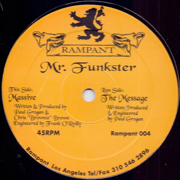 Mr. Funkster - The Message | Rampant (Rampant 004)