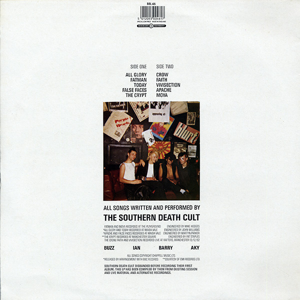 The Southern Death Cult - The Southern Death Cult | Beggars Banquet (BBL 46) - 2