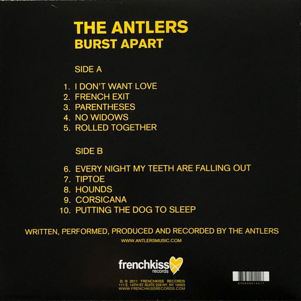 The Antlers - Burst Apart | Frenchkiss Records (FKR048-1) - 3 The Antlers - Burst Apart | Frenchkiss Records (FKR048-1) - 3