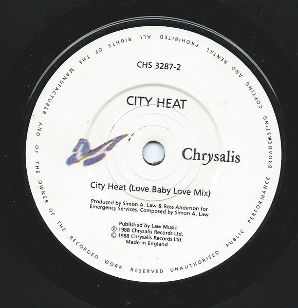 City Heat - City Heat | Chrysalis (CHS 3287) - 4
