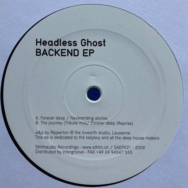 Headless Ghost - Backend EP | Sthlmaudio Recordings (SAEP021) - main Headless Ghost - Backend EP | Sthlmaudio Recordings (SAEP021) - main