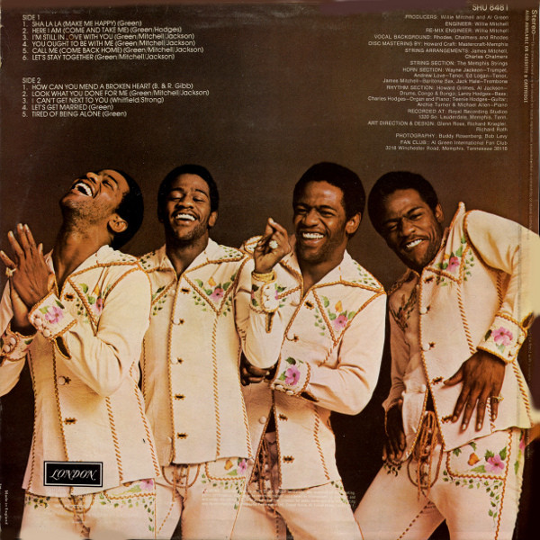 Al Green - Greatest Hits | London Records (SHU 8481) - 2