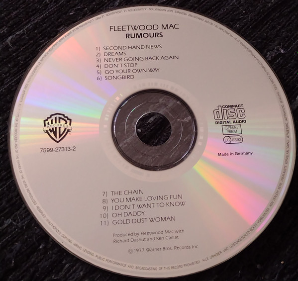 Fleetwood Mac - Rumours | Warner Bros. Records (7599-27313-2) - 3 Fleetwood Mac - Rumours | Warner Bros. Records (7599-27313-2) - 3