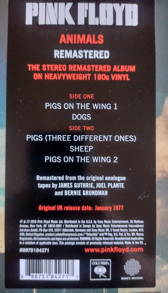 Pink Floyd - Animals | Columbia (88875184271) - 2 Pink Floyd - Animals | Columbia (88875184271) - 2