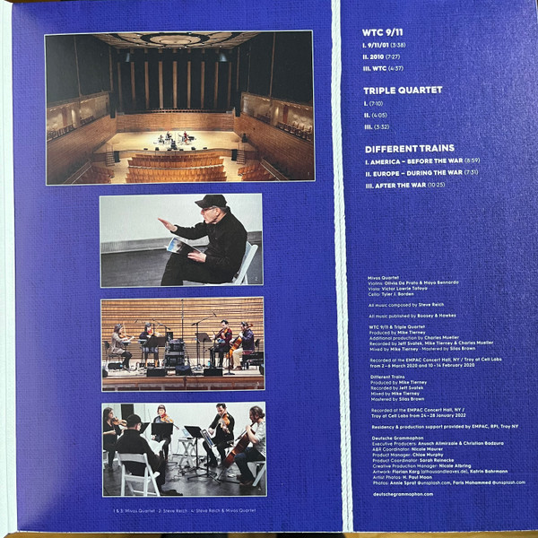 Steve Reich , MIVOS Quartet - The String Quartets | Deutsche Grammophon (486 3386) - 3