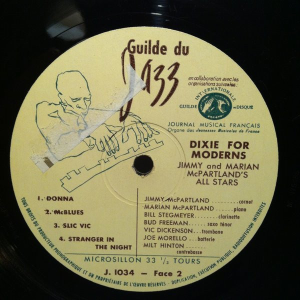 Jimmy McPartland And His Orchestra - Dixie For Moderns | Guilde Du Jazz (J-1034) - 4 Jimmy McPartland And His Orchestra - Dixie For Moderns | Guilde Du Jazz (J-1034) - 4