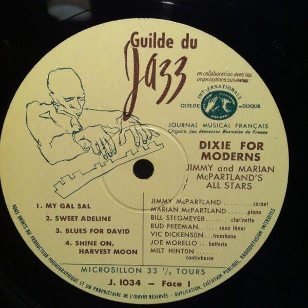 Jimmy McPartland And His Orchestra - Dixie For Moderns | Guilde Du Jazz (J-1034) - 3 Jimmy McPartland And His Orchestra - Dixie For Moderns | Guilde Du Jazz (J-1034) - 3