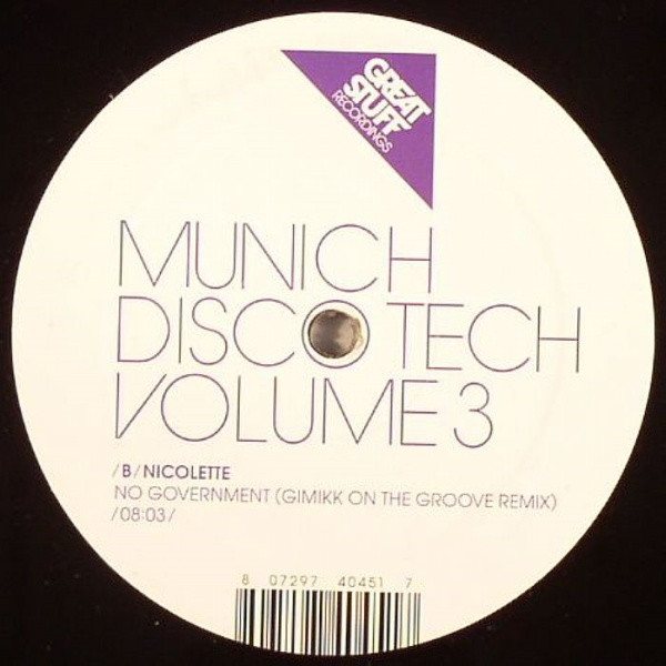 Various - Munich Disco Tech Volume 3 | Great Stuff Recordings (GSR079) - 2 Various - Munich Disco Tech Volume 3 | Great Stuff Recordings (GSR079) - 2