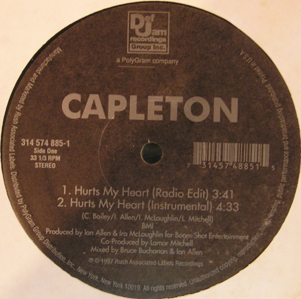 Capleton - Hurts My Heart | Def Jam Music Group Inc. (314 574 885-1)